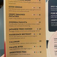 Vegan options  at Yonder in Queenstown