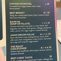 Dinner options  at Yonder in Queenstown