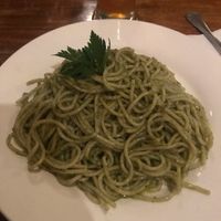 Pesto pasta - was super yummy! at Artcafe in El Nido
