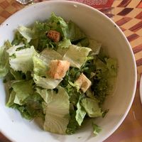 Half eaten large Caesar salad…very good!  at City O' City in Denver