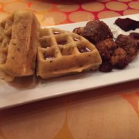 'chicken' and waffles.  at City O' City in Denver