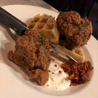 Chicken and waffles  at City O' City in Denver
