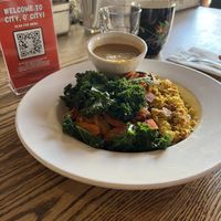   tempeh bacon hash  at City O' City in Denver