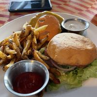 City O'Burger with fries  at City O' City in Denver