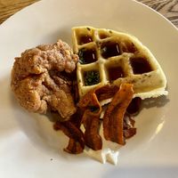 “Chicken” & waffles  at City O' City in Denver