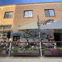 Lovely outdoor seating  at City O' City in Denver