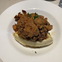 “Chicken” and waffles  at City O' City in Denver