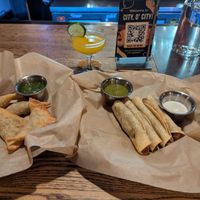 Ravioli & taquitos (late night menu) at City O' City in Denver
