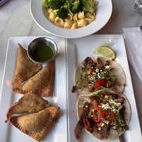 mac n chz / fried ravioli / lion mane tacos  #Veganuary at City O' City in Denver