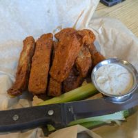 Buffalo seitan wings at City O' City in Denver