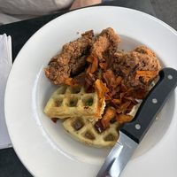 Chicken and waffles   at City O' City in Denver