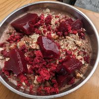 Chocolate rice pudding at Bestie Cafe in Auckland