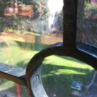 View from the cafe window at Bestie Cafe in Auckland