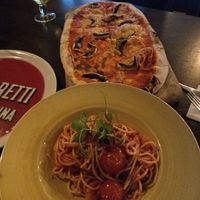 Pasta was amazing, pizza not bad either 😋 at Zambretto Italian - Old Sneddon St in Paisley