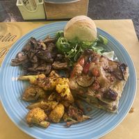 Piatto menu (Lasagna più due contorni) at L'Orto Bistrot in Turin