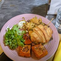Brioche salata at L'Orto Bistrot in Turin