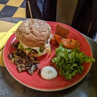 Beyond burger at L'Orto Bistrot in Turin