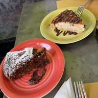 Apple cakes  at L'Orto Bistrot in Turin