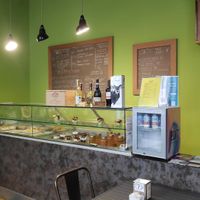 Lunch display at L'Orto Bistrot in Turin