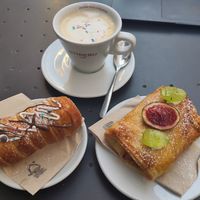 Cannoli and strudel at L'Orto Bistrot in Turin