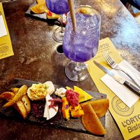 Menù aperitivo at L'Orto Bistrot in Turin