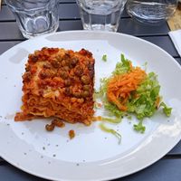 Lasagna at L'Orto Bistrot in Turin
