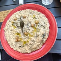 Courgette and mint risotto at L'Orto Bistrot in Turin