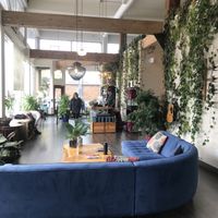 Adjacent room and yoga area.  at Greenleaf Juicing Company - SE Grand in Portland