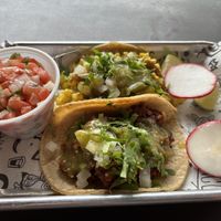 Beyond Tacorizo and Rajas tacos  at Tacoria in Montclair