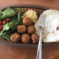 Falafel at Veggie Happy in Queretaro