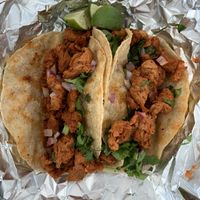 3 tacos at Veggie Happy in Queretaro