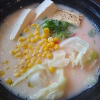 Vegan ramen at Slurp Ramen in Port Jefferson