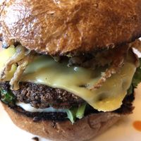 Burger special - spicy buffalo at Urbavore in Lynchburg