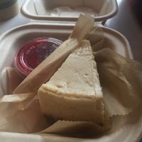 Vegan cheesecake  at Urbavore in Lynchburg