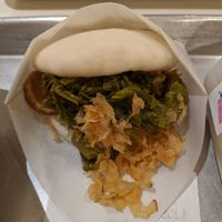 Gwa bao king oyster mushrooms at bao-logy in Philadelphia