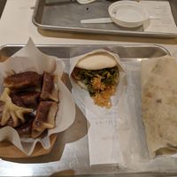 Vegan options at bao-logy in Philadelphia