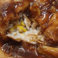 The "chicken" and mushroom pie at Acorn Pie and Mash in Leigh-on-sea