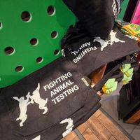Fighting animal testing at LUSH in Amsterdam