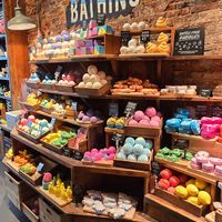 Bath balls at LUSH in Amsterdam