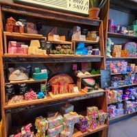 Soaps etc at LUSH in Amsterdam