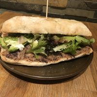 the mixed bean sandwich for 12.-  at Max-Moriz in Aarau