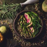 green raw bowl at Agharti in Odessa