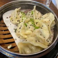 Steamed dumplings  at Little High Eatery in Christchurch