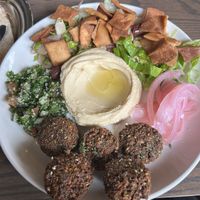 Vegetarian plate from Lucas (ask for vegan)   at Little High Eatery in Christchurch