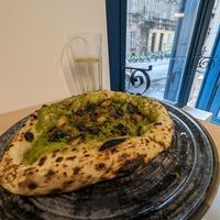 Pizza​ verde at Vegazzi Specialty Pizzeria in Budapest