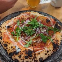 Pizza Ungherese at Vegazzi Specialty Pizzeria in Budapest