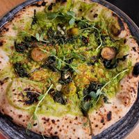 Pizza Verde at Vegazzi Specialty Pizzeria in Budapest