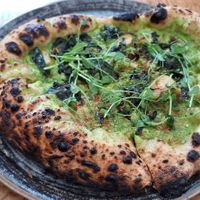 Pizza Verde at Vegazzi Specialty Pizzeria in Budapest