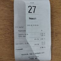  at Vegazzi Specialty Pizzeria in Budapest