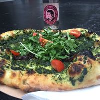 Pizza verde at Vegazzi Specialty Pizzeria in Budapest